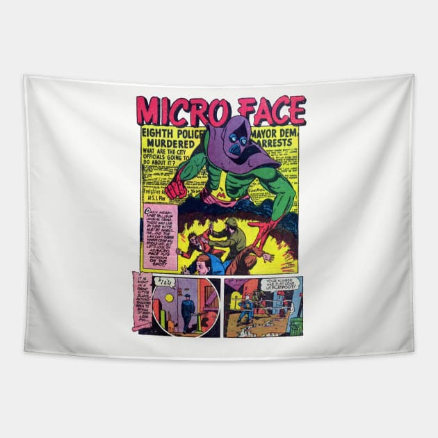 Micro Face Tapestry by kg07_shirts