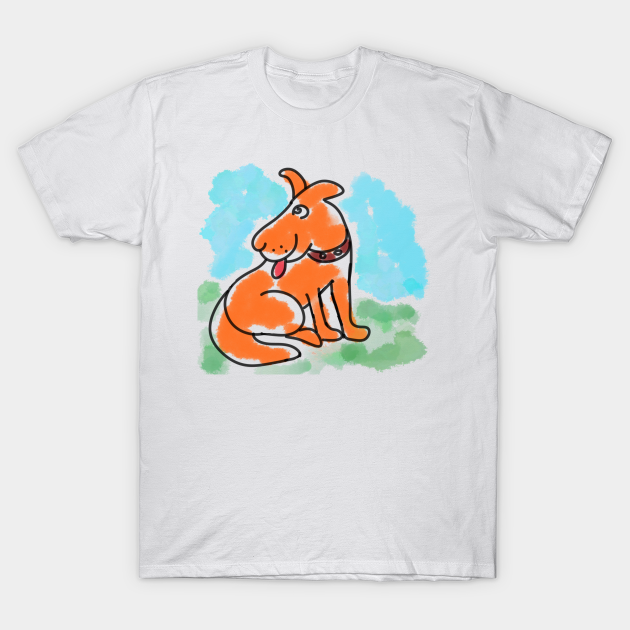 Discover Cute Dog Cartoon - Cute Dogs - T-Shirt