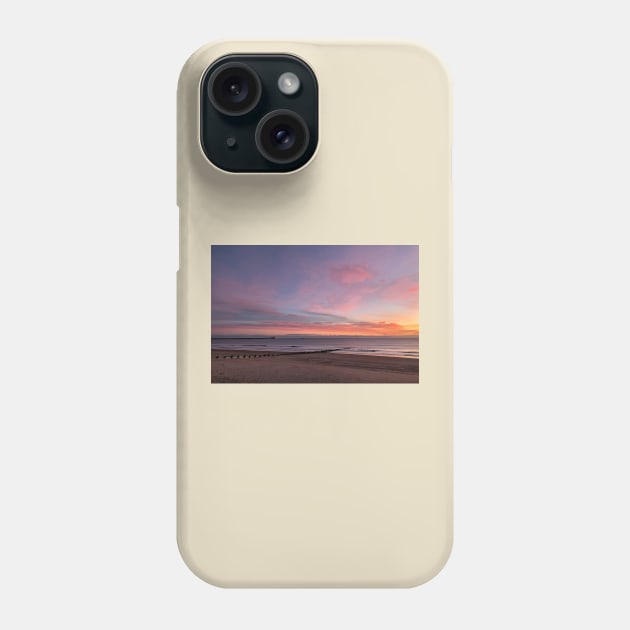 Pastel coloured sky at sunrise Phone Case by Violaman