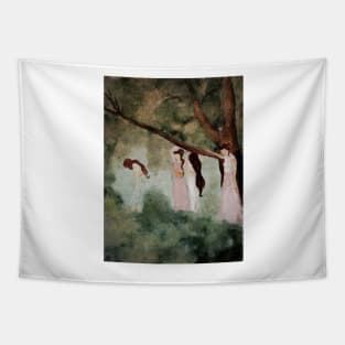 Impressionist Art Watercolor Greek Goddess | Fairy Art Tapestry