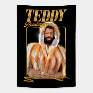 Teddy Pendergrass / 80s Retro Soul Fan Design Tapestry