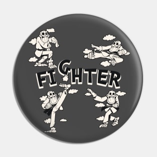 SportySkull - Fighter Pin