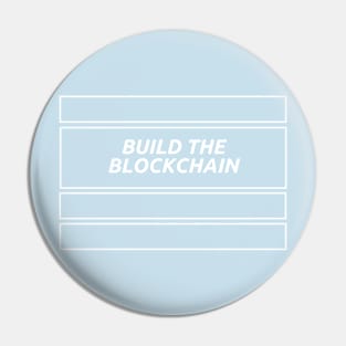 Forget the wall, build the blockchain! Pin