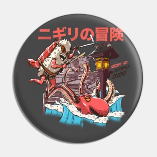 Nigiri's Adventure Pin