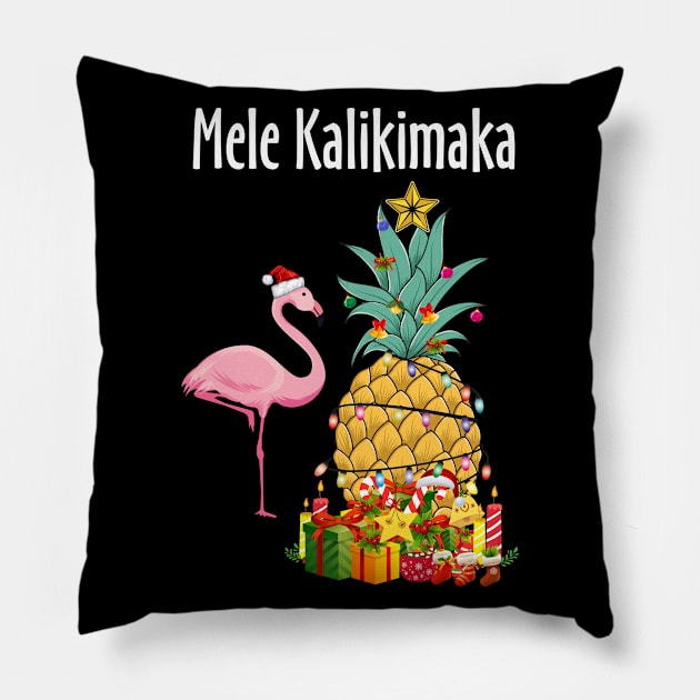 mele kalikimaka Pillow by Diannas