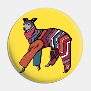 Greyhound sweater Pin