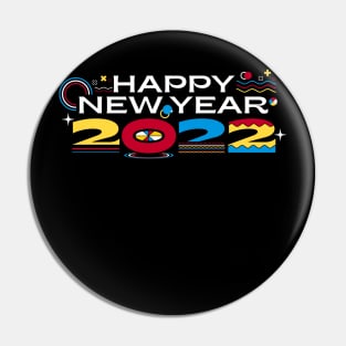 HAPPY NEW YEAR TYPEFACE Pin