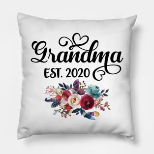 Grandma Est 2020 Pregnancy Announcement Pillow