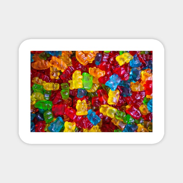 Gummy Bears Magnet by NoMonkeyB