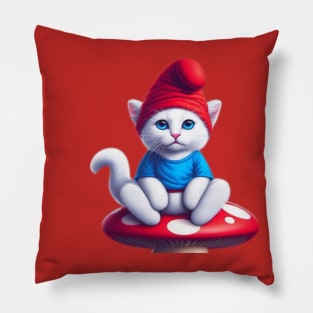 Smurf cat meme, Smurfcat papa, Smurfcat Pillow