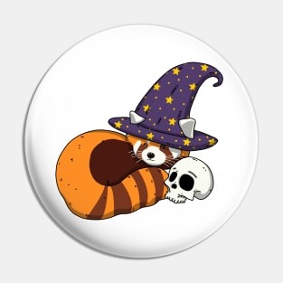 Wizard Red Panda Pin