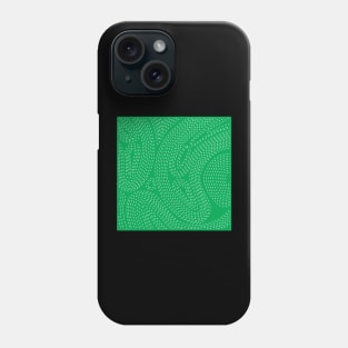 Stitches On Green Phone Case