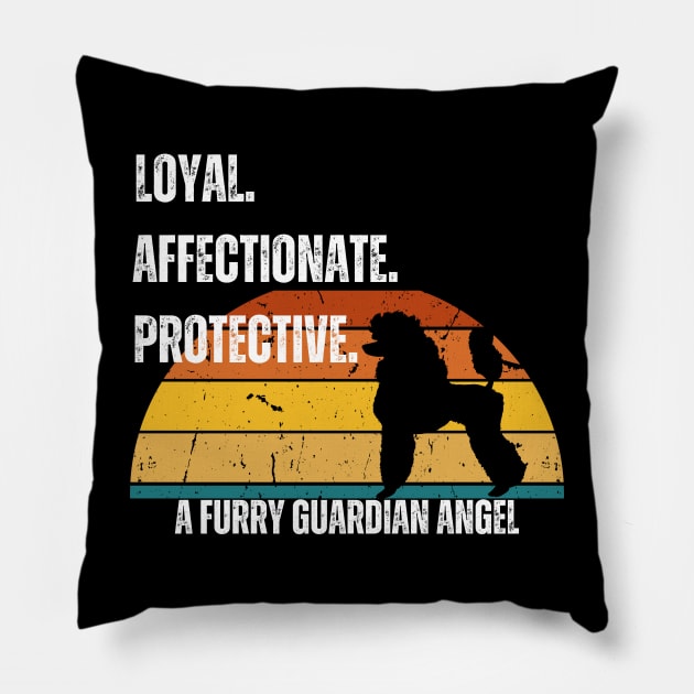 Cute dog t shirt design Pillow by TextureMerch