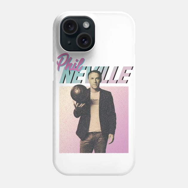 Phil Neville Retro 90s Style Throwback Meme Phone Case by Hevding