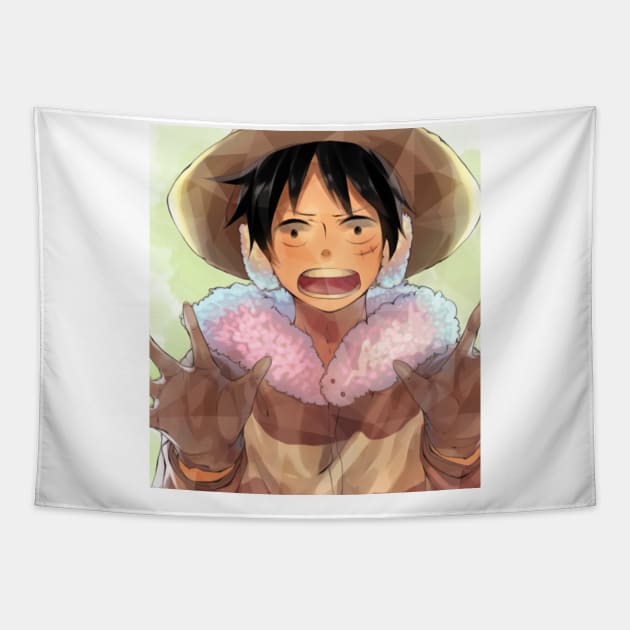 one piece Luffy Tapestry by nonagobich