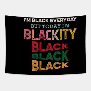 Blackity Black, Black History, Black lives matter Tapestry