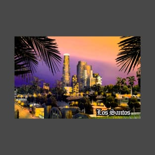 Los Santos Sunset @ GTA San Andreas T-Shirt