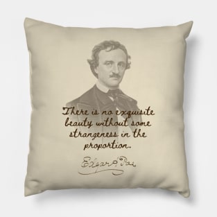 Edgar Allan Poe Quote Pillow