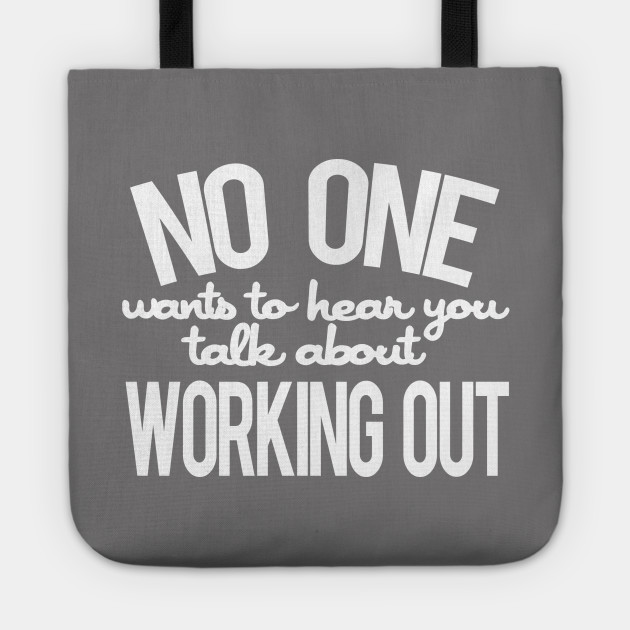 workout tote bag