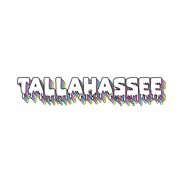 Disover Tallahassee Retro Drippy - Tallahassee - T-Shirt