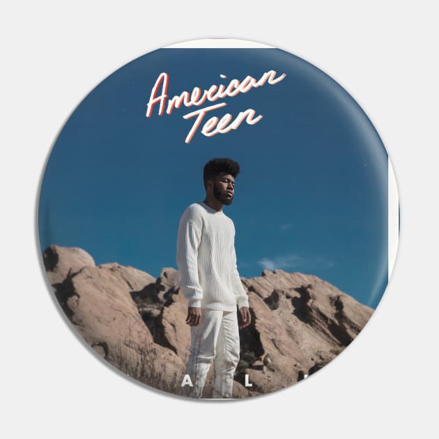 Khalid - American Teen Tracklist Album Pin by 80sRetro