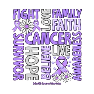 Infantile Spasms Awareness - Fight love survivor ribbon T-Shirt