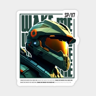 Halo game quotes - Master chief - Spartan 117 - WQ01-v10 Magnet