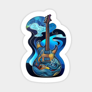 Surrealistic guitar Magnet