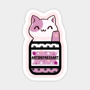 antidepressant cat Magnet
