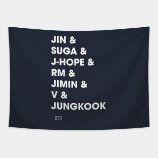 BTS Member Names Tapestry