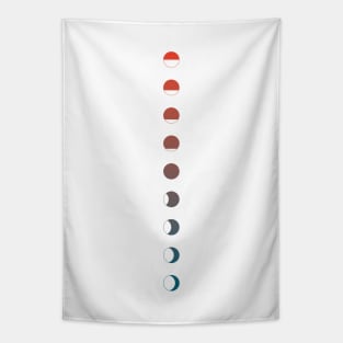 Sunset to Moonrise (Back Design) Tapestry