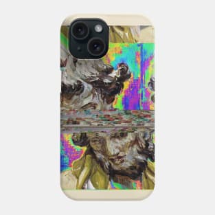 Vaporwave greek glitch statue Phone Case