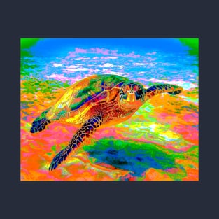 Rainbow Sea Turtle T-Shirt