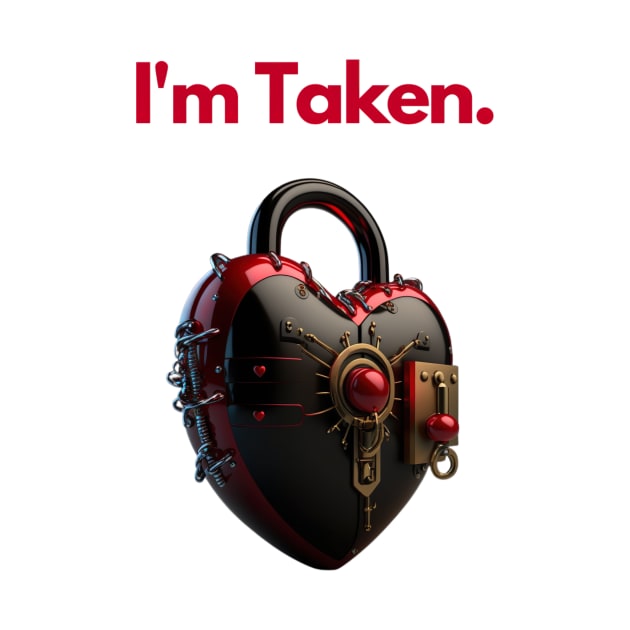 I'm Taken - Locked Heart by Feneli Creatives