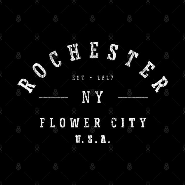 Flower City USA - Hometown Pride - Rochester design by Vector Deluxe