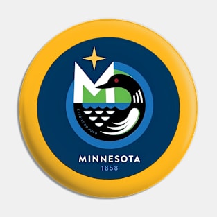 Minnesota State Flag Pin