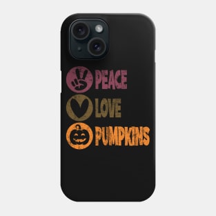 Peace Love Pumpkin Phone Case