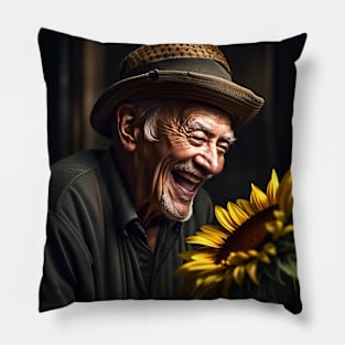 Smiling Papa Pillow