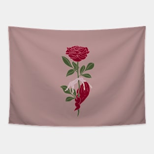 Rose girl Tapestry