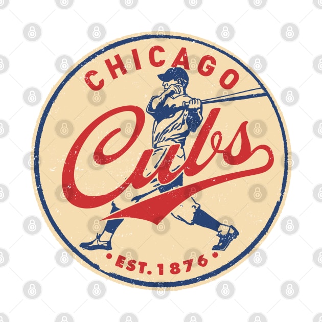 Old Style Chicago Cubs 1 by Buck Tee by Buck Tee