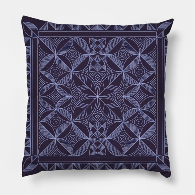 Pacific metamorphosis starlight Pillow by AprilAppleArt