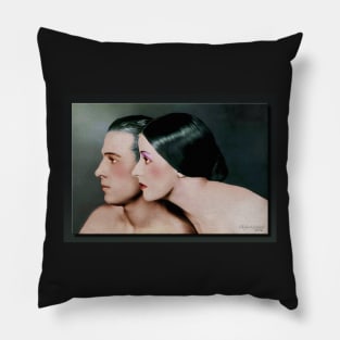 Rudolph Valentino and Natacha Rambova Pillow