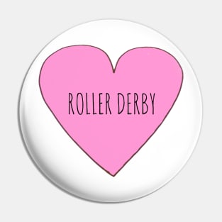 Roller Derby Love Pin