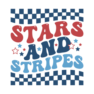 Stars And Stripes red white and blue T-Shirt