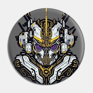 Mecha Skull S02 D88 Pin