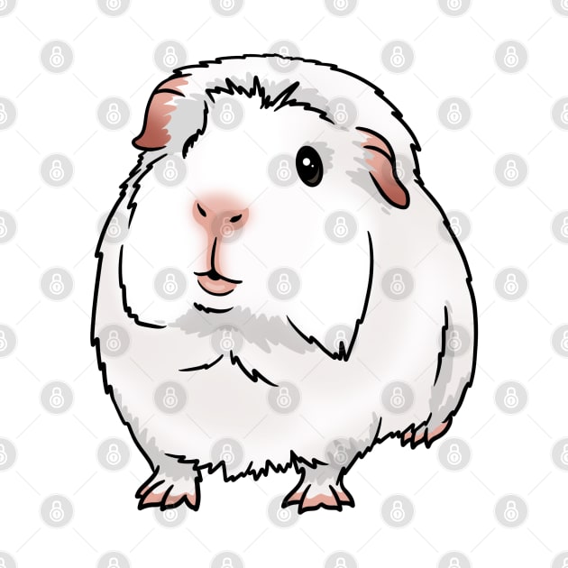 White Crested Guinea Pig by Kats_guineapigs