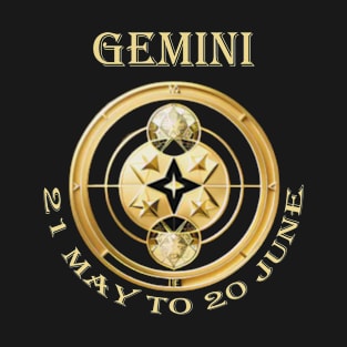 Sign Gemini Zodiac Astrology T-Shirt