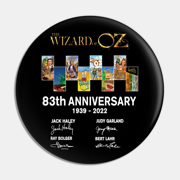 The Wizard Of Oz 83th Anniversary 1939-2022 Pin by Mey X Prints