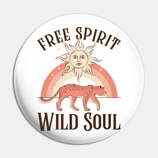 Free spirit Wild soul Pin