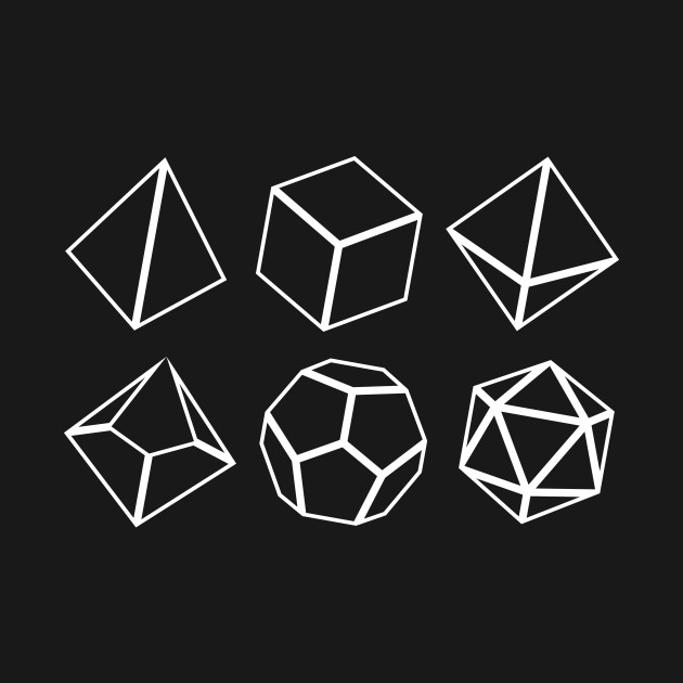 Polyhedral Dice Set TRPG Tabletop RPG Gaming Addict - Dungeons And